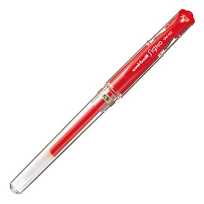 三菱鉛筆 UM153.15 ユニボール シグノ 太字 1.0mm 赤