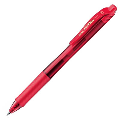 ペンテル BLN107-B エナージェル・エックス 0.7mm 10本セット 赤