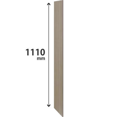 モバイルロッカー用サイドパネル 高さ1110mm プライズウッドミディアム