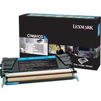 LEXMARK C746A1CG シアンリターントナーカートリッジ 7000枚