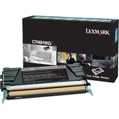 LEXMARK C746H1KG ブラック大容量リターントナーカートリッジ 12000枚