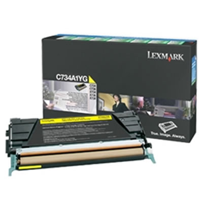 LEXMARK C734A1YG リターンプログラムトナーカートリッジ・イエロー(6000枚)