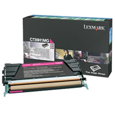 LEXMARK C736H1MG リターンプログラムトナーカートリッジ・マゼンタ(大容量/10000枚)