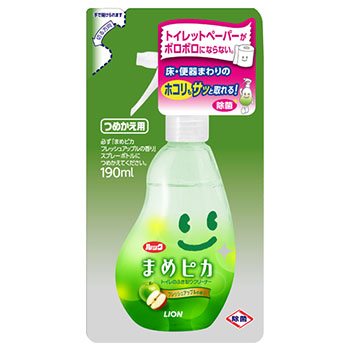 ライオン TSHAPT ルック まめピカ トイレのふき取りクリーナー つめかえ用 190ml (162-2555) 