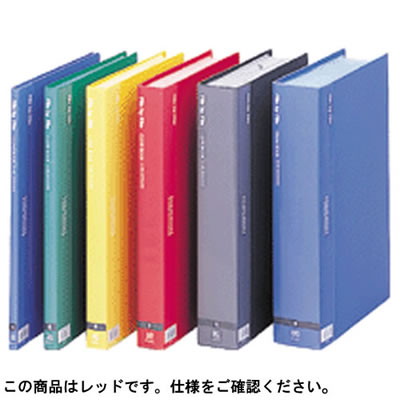 ビュートン BCB-A4-40R クリヤーブック A4タテ 40ポケット レッド 6冊