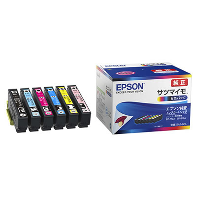 EPSON SAT-6CL インクカートリッジ/サツマイモ 6色パック 純正