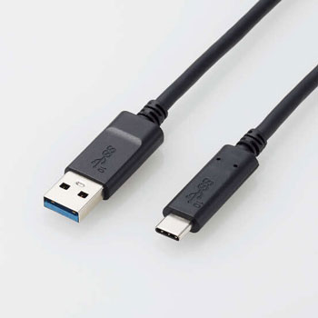 ELECOM USB3-AC10NBK USB3.1ケーブル(A-C)