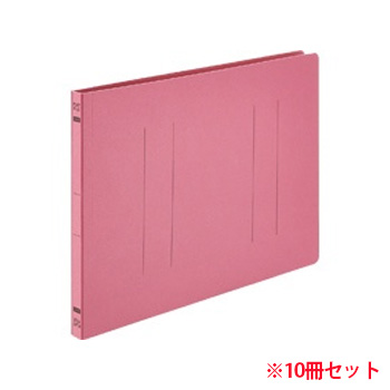 OSFE-A4E-P フラットファイルE(エコノミー) A4ヨコ 150枚収容 背幅18mm ピンク