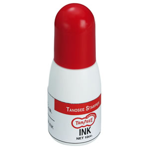 TMSP-INK スタンパー 補充インク 10cc 赤 汎用品