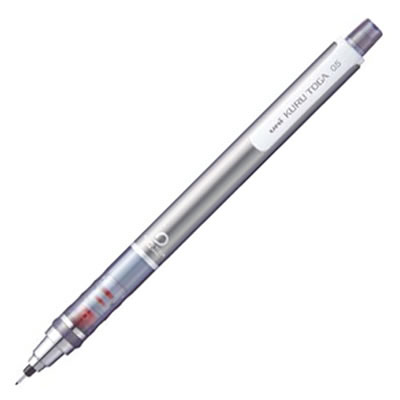 三菱鉛筆 M54501P.26 クルトガ スタンダードモデル 0.5mm シルバー