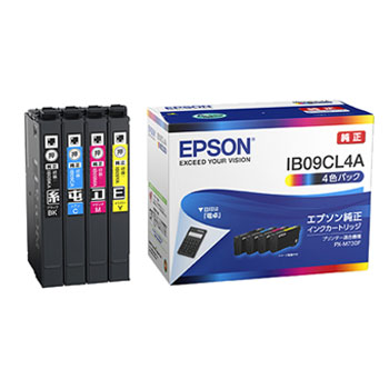 EPSON IB09CL4A インクカートリッジ（4色パック）/標準インク 純正