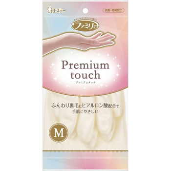 エステー 712083 ファミリー プレミアムタッチ ヒアルロン酸 パールホワイト M