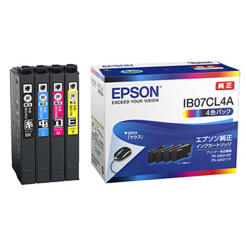 EPSON IB07CL4A 標準インクカートリッジ 4色パック 純正