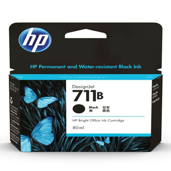 HP 3WX01A HP711B インクカートリッジ ブラック 純正