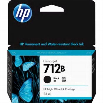 HP 3ED28A HP712B インクカートリッジ ブラック 純正