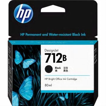 HP 3ED29A HP712B インクカートリッジ ブラック 純正