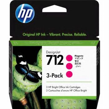 HP 3ED78A HP712 インクカートリッジ マゼンタ 29ml×3 純正