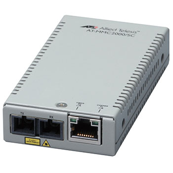 AT-MMC2000/SC メディアコンバーター 1000Mbps SCコネクタ スイッチタイプ 最長550m 2心 3448R