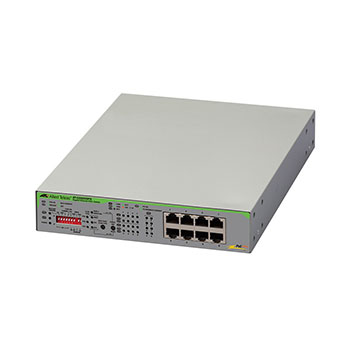 AT-GS920/8PS レイヤー2 スマートスイッチ 8ポート 固定設定対応 PoE給電 3807R