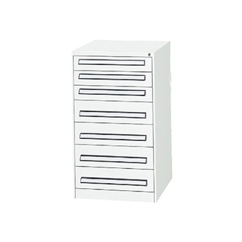 PA-1007W 軽中量ツールキャビネット 高さ1000 7段 DSホワイト