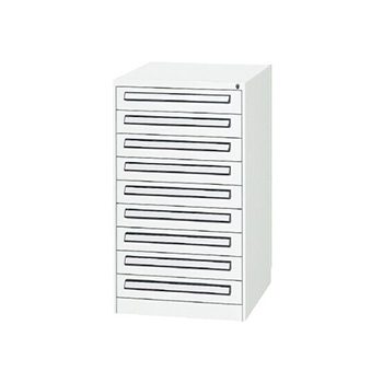 PA-1009W 軽中量ツールキャビネット 高さ1000 9段 DSホワイト