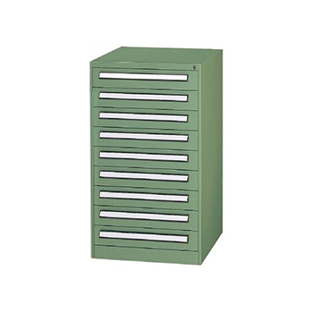 PA-1009 軽中量ツールキャビネット 高さ1000 9段 DSグリーン