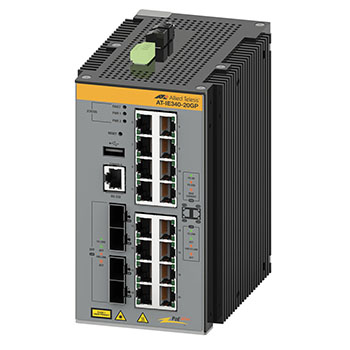 アライドテレシス 3876R AT-IE340-20GP 産業用スイッチ