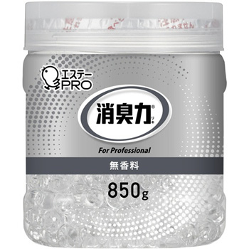 エステー 130306 消臭力 業務用消臭剤 ビーズタイプ 大容量 無香料 本体 850g