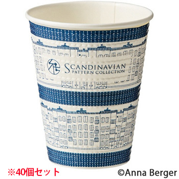 サンナップ C2640EHS エンボスカップ House 260ml(9オンス) 1パック(40個)