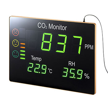 CO2二酸化炭素測定器 パネルモニター