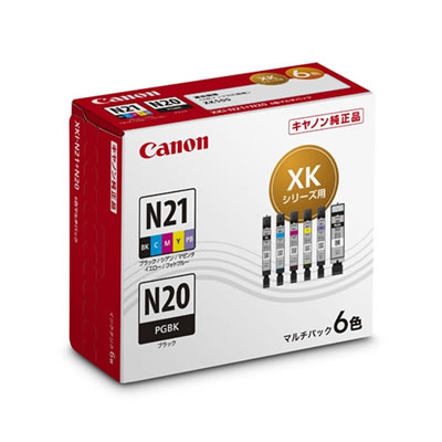 CANON 5333C001 XKI-N21+N20/6MP インクタンク XKI-N21（BK/C/M/Y/PB）+XKI-N20 マルチパック