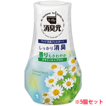 小林製薬 KOB92606 トイレの消臭元 カモミール&アロマ 5個セット