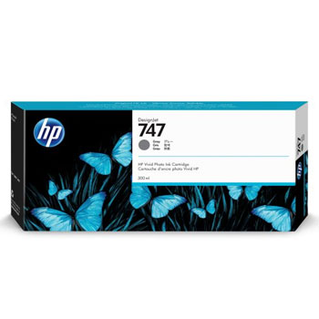 HP P2V86A HP747 インクカートリッジ グレー 300ml