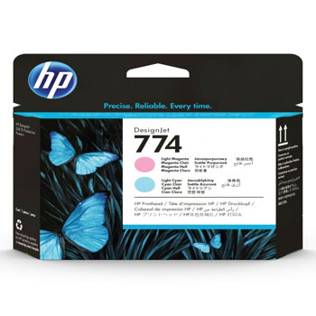 HP P2V98A HP774 プリントヘッド ライトマゼンタ/シアン 純正