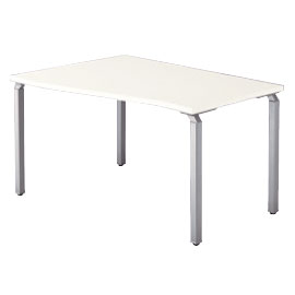 ウェイク 変形テーブル（左用） 幅1200mm 天板：ホワイト