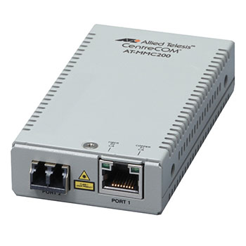 AT-MMC200/LC メディアコンバーター 100Mbps LCコネクタ スイッチタイプ 最長2Km 2心 4566R