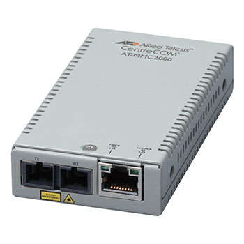 AT-MMC2000LX/SC メディアコンバーター 1000Mbps SCコネクタ スイッチタイプ 最長20Km 2心 4570R