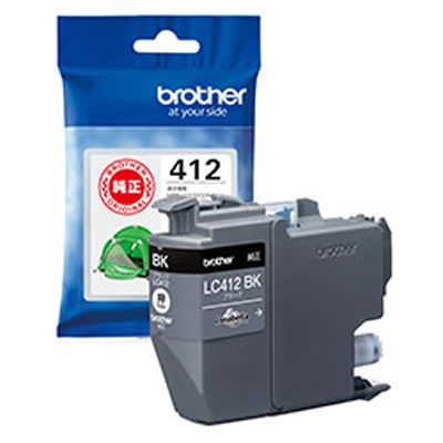 BROTHER LC412BK インクカートリッジ （ブラック） 純正