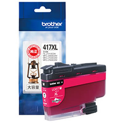BROTHER LC417XLM インクカートリッジ (マゼンタ)