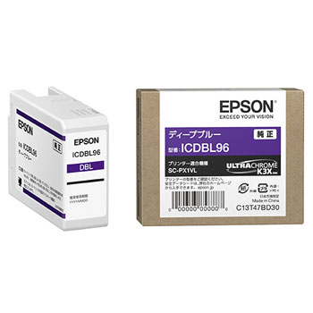 EPSON ICDBL96 インクカートリッジ ディープブルー  純正