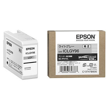 EPSON ICLGY96 インクカートリッジ ライトグレー  純正