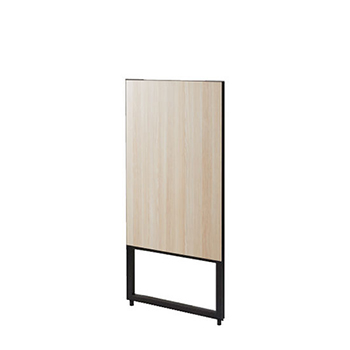 JPK-1507-B-ASH フレームパーティション セミオープン木目パネル 幅750 高さ1503 アッシュ