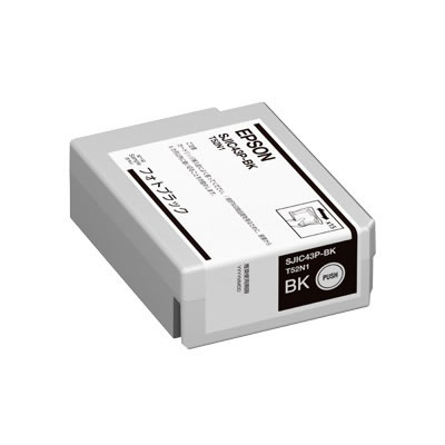 EPSON SJIC43P-BK  インクカートリッジ（フォトブラック） 純正