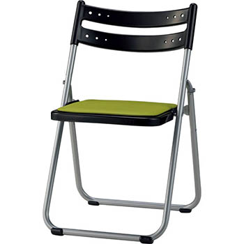 NFA-700-LGR 藤沢工業 パイプ椅子 アルミ脚 リーフグリーン 5脚セット