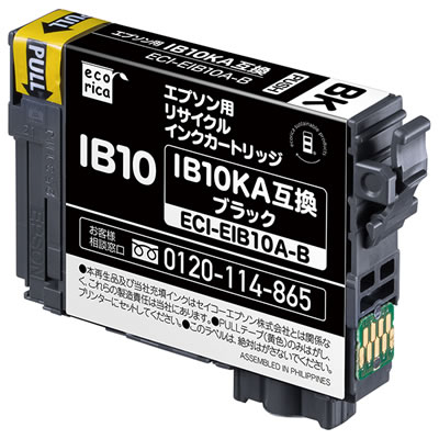 エコリカ ECI-EIB10A-B リサイクルインク ブラック