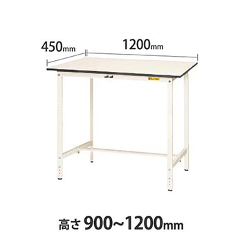 SWS-1890-II 山金工業 ワークテーブル 300シリーズ 固定式 幅1800 奥行