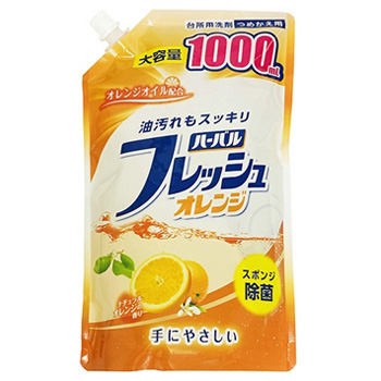 ミツエイ 40801 ハーバルフレッシュ オレンジ 詰替 特大 1000ml 1パック