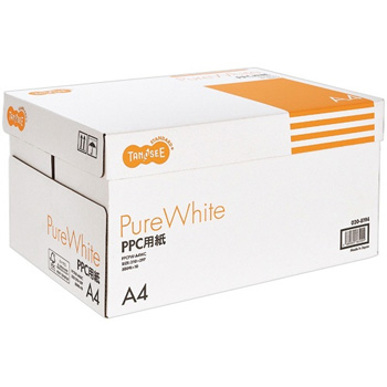 PPCPW-A4WC PPC用紙 Pure White A4 上フタ付箱 1箱(5000枚:500枚x10冊)