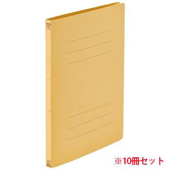 OTSF-A4SY フラットファイルE(エコノミー) A4タテ 150枚収容 背幅18mm イエロー 汎用品