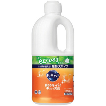 花王 418500 キュキュット オレンジの香り つめかえ用 1250ml